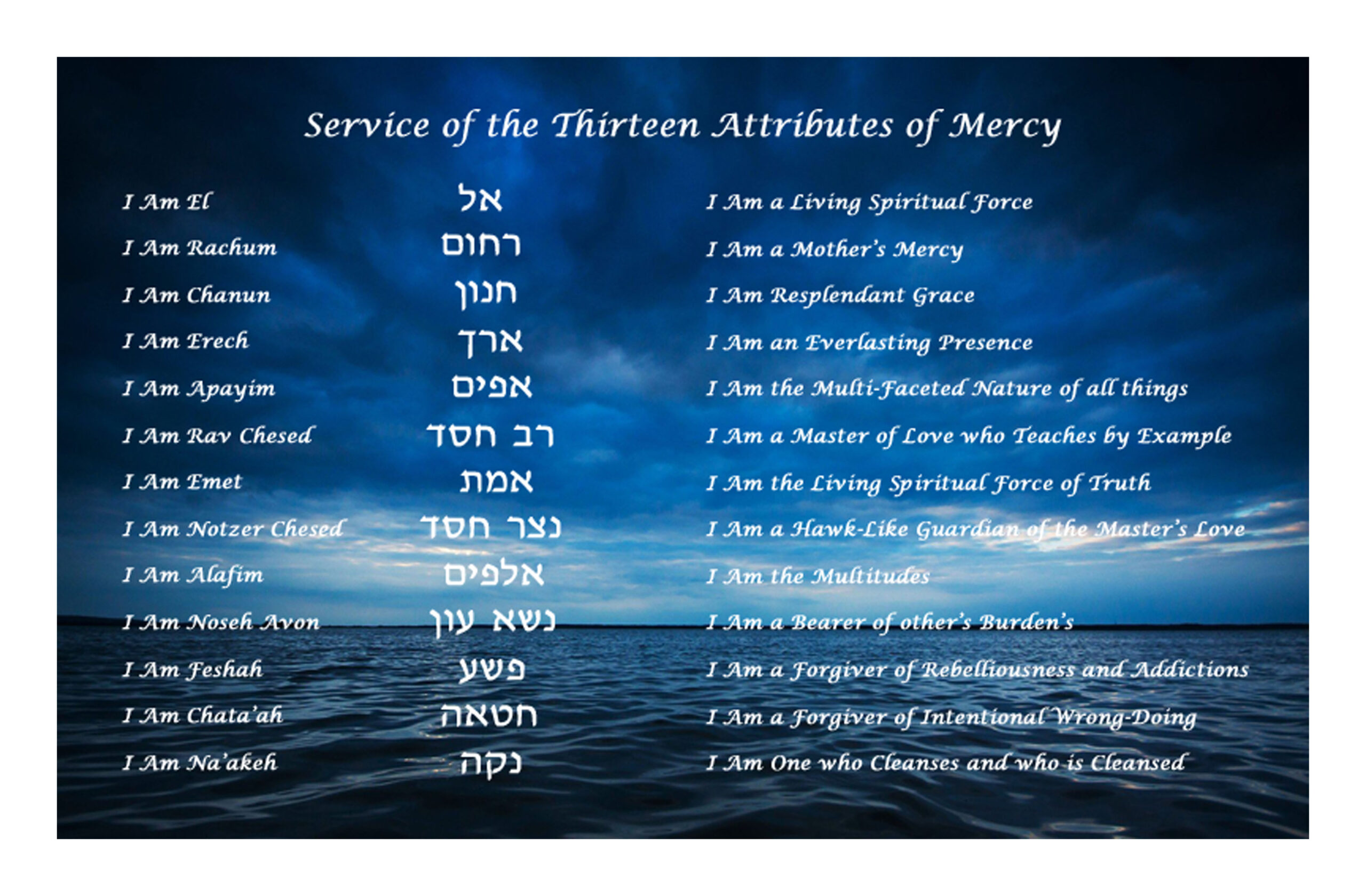 13 attributes service i am prayer:forweb